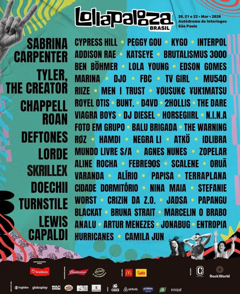 Foto: Reprodução Instagram @lollapaloozabr