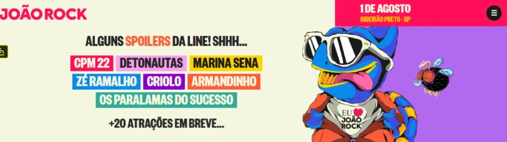 O João Rock 2026 liberou os primeiros nomes do line-up Confira as atrações confirmadas e anote a data da pré-venda