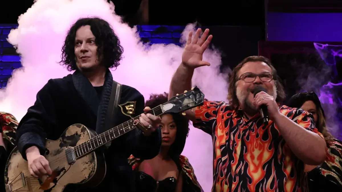 Jack Black e Jack White fazem parceria histórica no SNL com muito rock